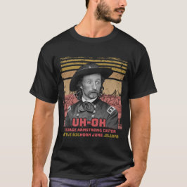Camiseta George Armstrong Custer pequeño cuerno grande