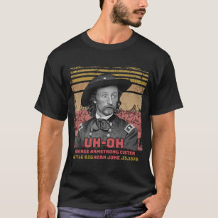 Camiseta George Armstrong Custer pequeño cuerno grande