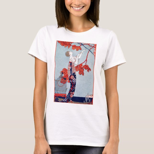 Camiseta George Barbier "L'Oiseau Volage" 1914 (Anverso)