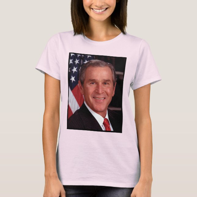 Camiseta George Bush 43.ª foto del presidente estadounidens (Anverso)