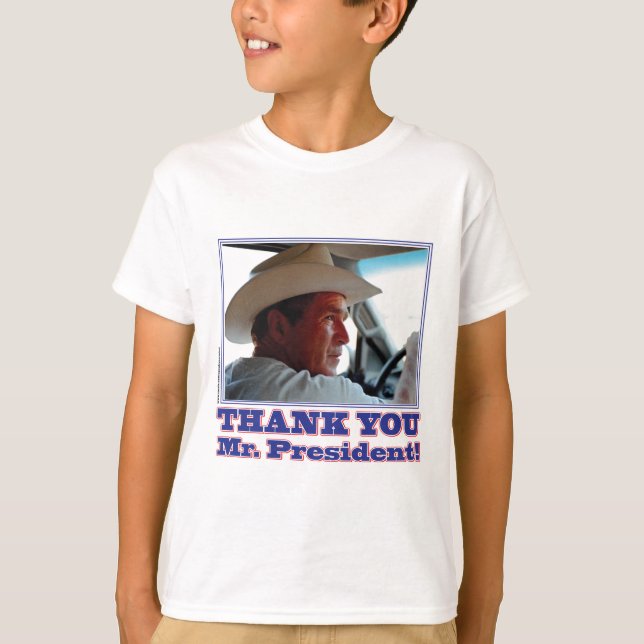 Camiseta ¡George Bush/Gracias! (Anverso)