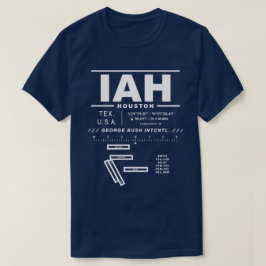 Camiseta George Bush Intercontinental Airport IAH T-Shirt