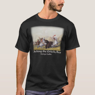 Camiseta George Catlin - atacar al oso grizzly