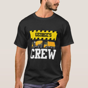 Camiseta George Construcción Equipo Personalizado Dumptruck