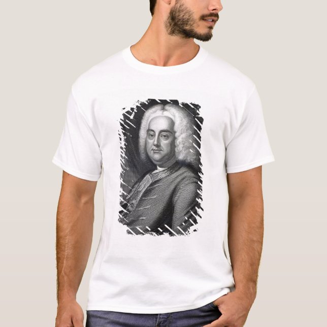Camiseta George Federico Handel, grabado por Thomson (Anverso)