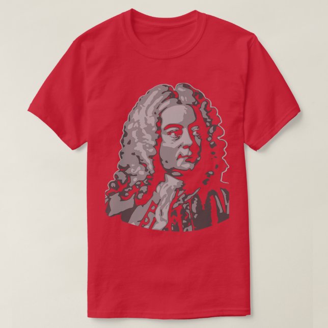 Camiseta George Frideric Handel Classical Music Composer 94 (Diseño del anverso)