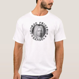 Camiseta George Frideric Handel - Negro - CZZ T-Shirt