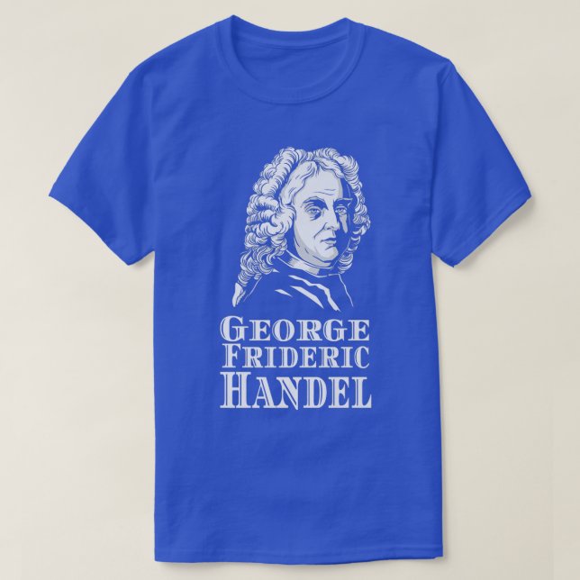 Camiseta George Frideric Handel Opera Piano Composer Classi (Diseño del anverso)