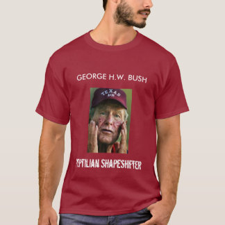 Camiseta George H.W. Bush - Shapeshifter reptil