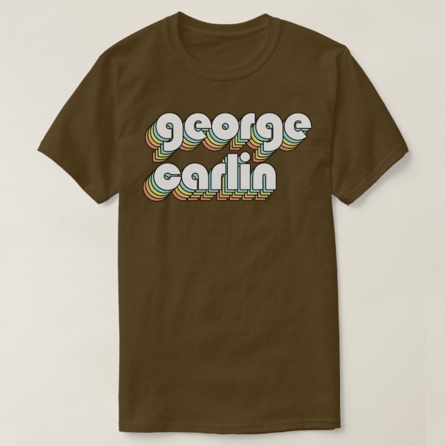 Camiseta George lin Retro Typography Style Faded Style (Diseño del anverso)