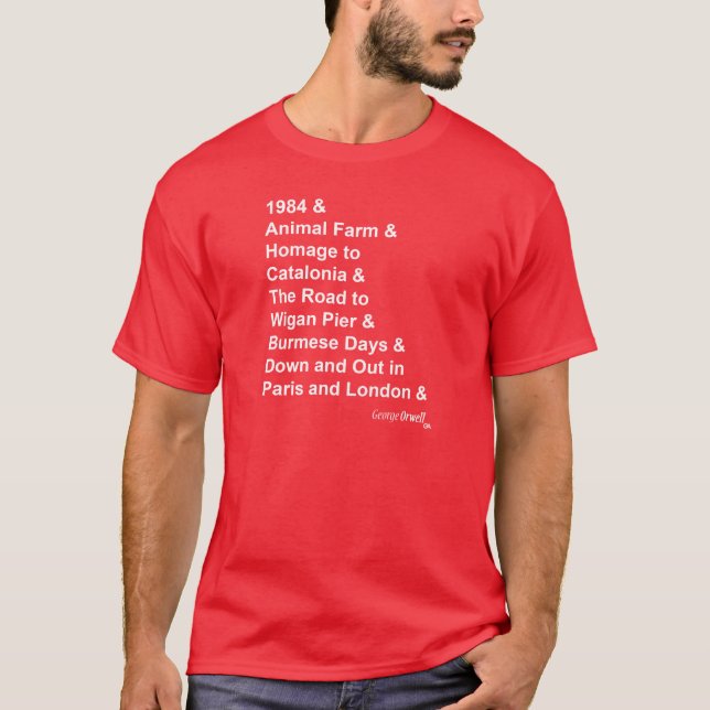 Camiseta George Orwell (Anverso)