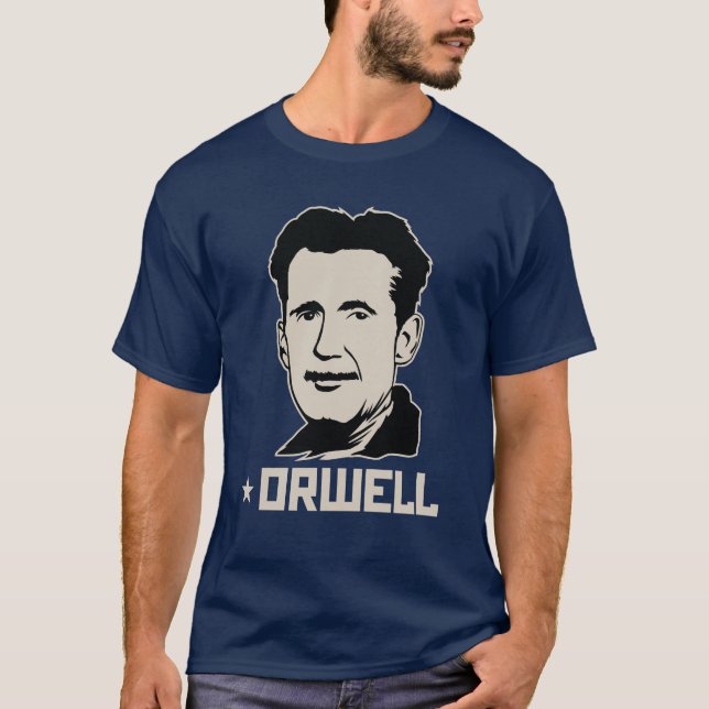 Camiseta George Orwell 84 1984 jerséis (Anverso)