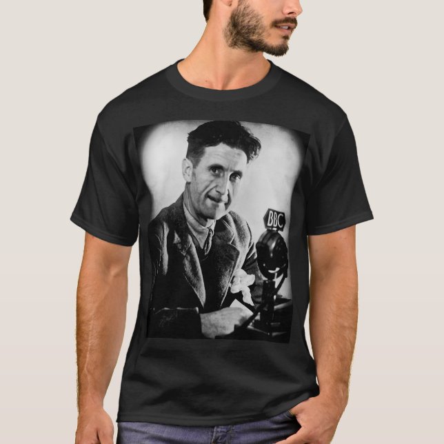 Camiseta George Orwell en la BBC (Anverso)