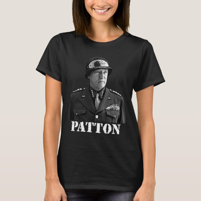 Camiseta George Patton en la Segunda Guerra Mundial Índice  (Anverso)