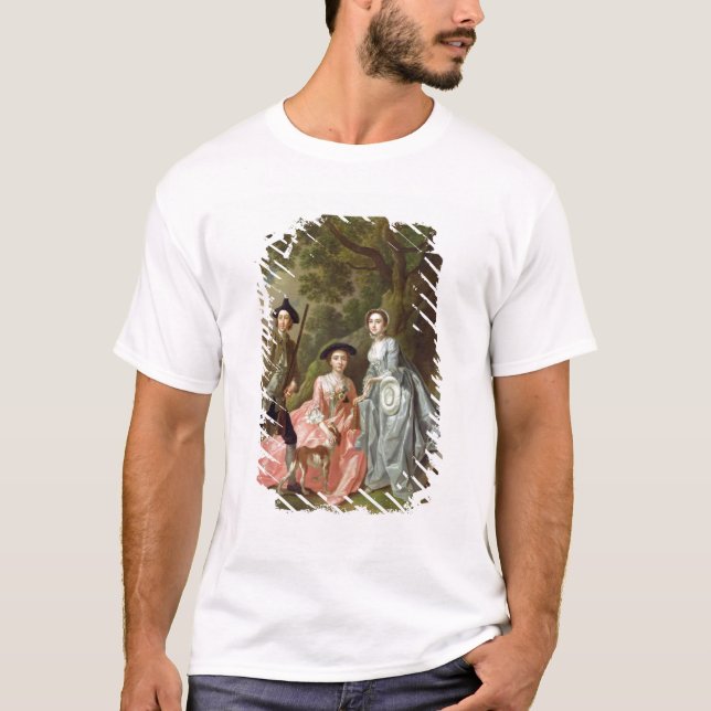 Camiseta George Rogers con su esposa, Margaret, y su SIS (Anverso)