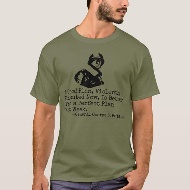 Camiseta George S. Patton Cita WW2 General Patton (Anverso)