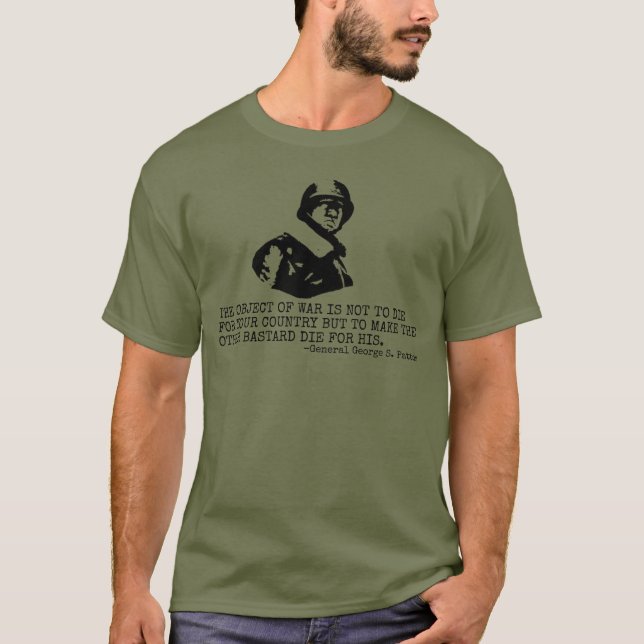Camiseta George S. Patton Cita WW2 General Patton (Anverso)