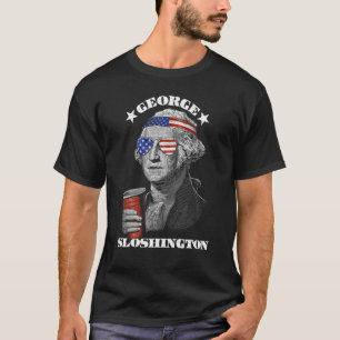 Camiseta George Sloshington 4 De Julio Washington