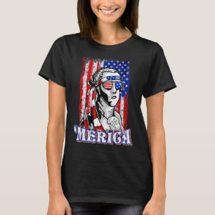 Camiseta George Sloshington Washington Merica 4 De Julio U