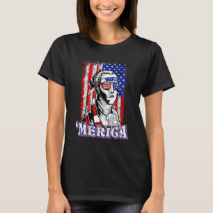 Camiseta George Sloshington Washington Merica 4 De Julio U
