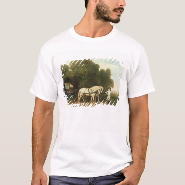 Camiseta George Stubbs el | un faetón con un par de Pon (Anverso)