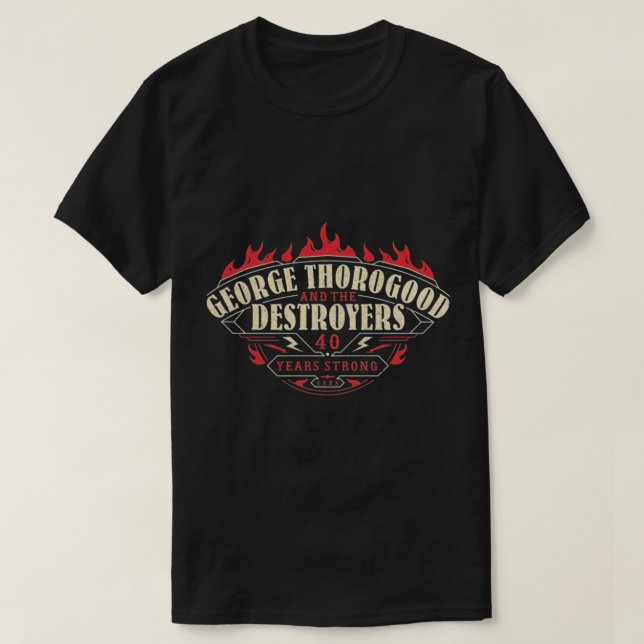 Camiseta GEORGE THOROGOOD Y LA BANDA DESTRUYERS Essential (Diseño del anverso)