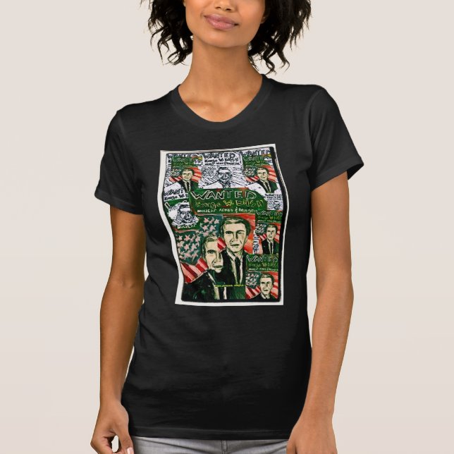 CAMISETA GEORGE W BUSH QUERÍA LA COLLAGE (Anverso)