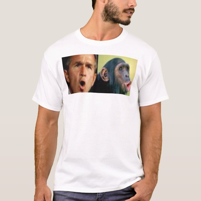 Camiseta George W. "muchacho" Bush del mono (Anverso)