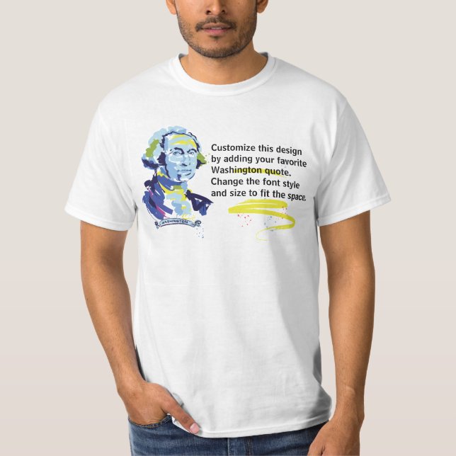 Camiseta George Washington (Anverso)