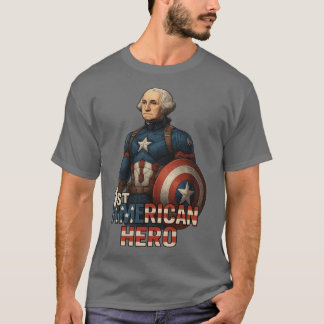 Camiseta George Washington 1er héroe americano