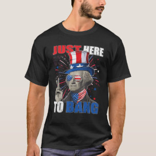Camiseta George Washington, 4 de julio, aquí a Bang Fu