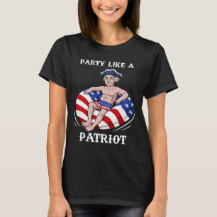 Camiseta George Washington 4 De Julio Estadounidense Patrio