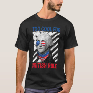 Camiseta George Washington Demasiado Cool Para La Regla Bri