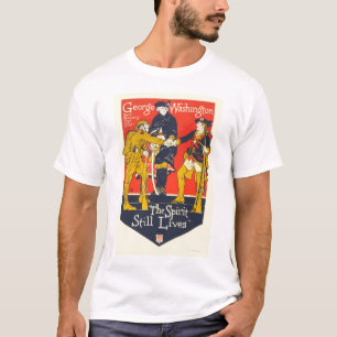 Camiseta George Washington "el alcohol todavía vive "