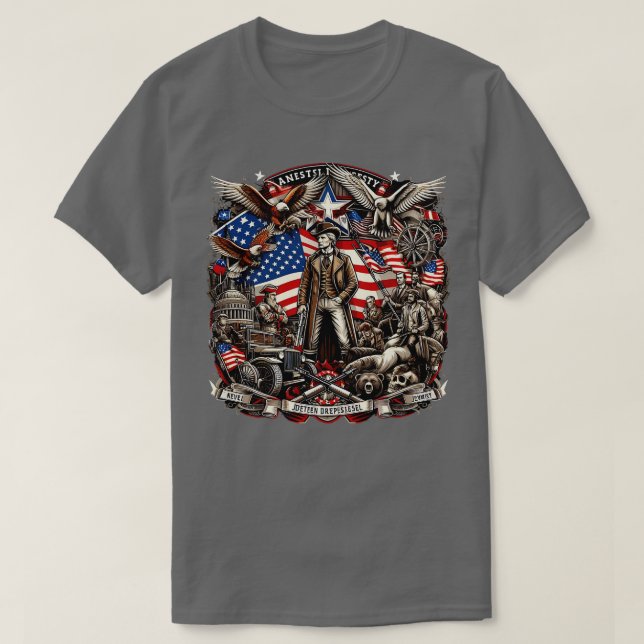 Camiseta George Washington Es La Única Traición Si Pierdes  (Diseño del anverso)