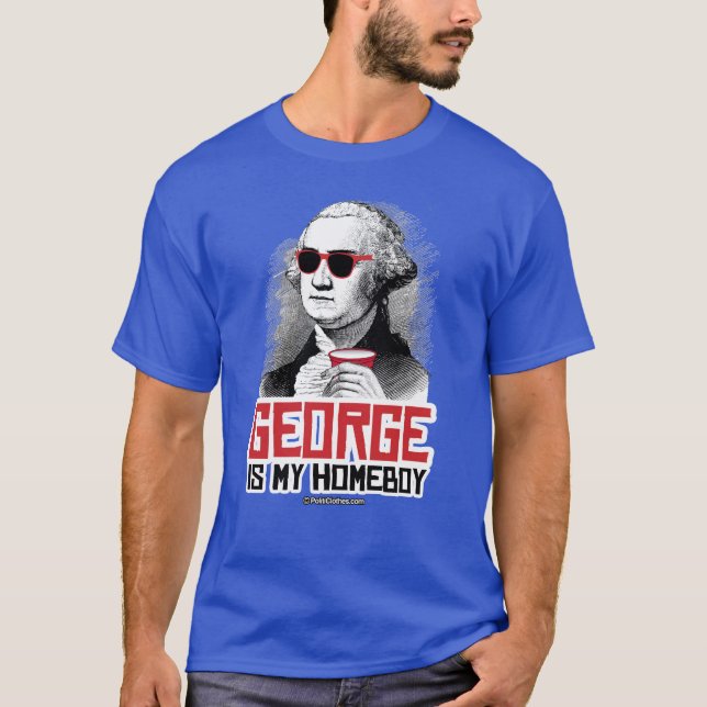 Camiseta George Washington es mi hogar (Anverso)