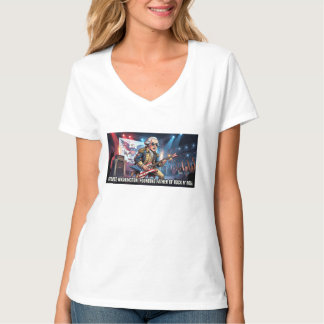 Camiseta George Washington Estrella de Rock - Padre Fundado