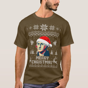 Camiseta George Washington Feliz Navidad