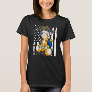 Camiseta George Washington Gamer 4 De Julio Jugador Estadou