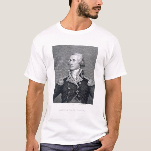 Camiseta George Washington, grabado por Asher Brown Durand (Anverso)