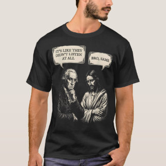 Camiseta George Washington Jesús Hermano Mismo Divertido