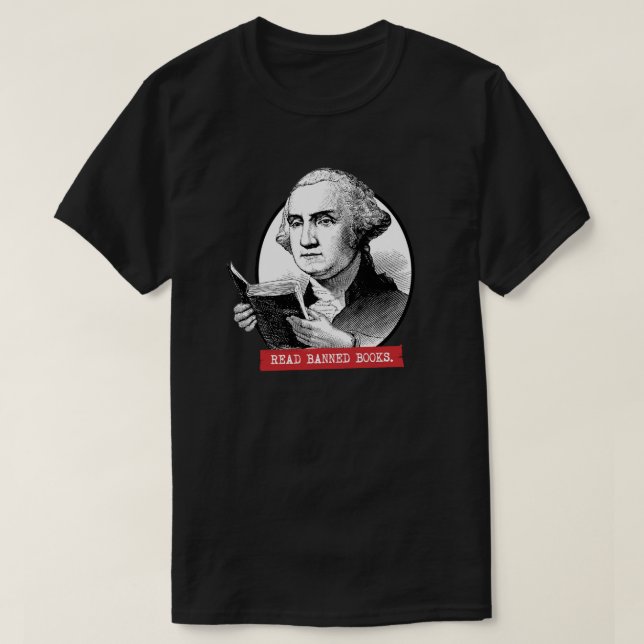 Camiseta George Washington Lee Libros Prohibidos (Diseño del anverso)