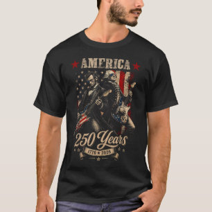 Camiseta George Washington Lincoln tocando la guitarra Abe