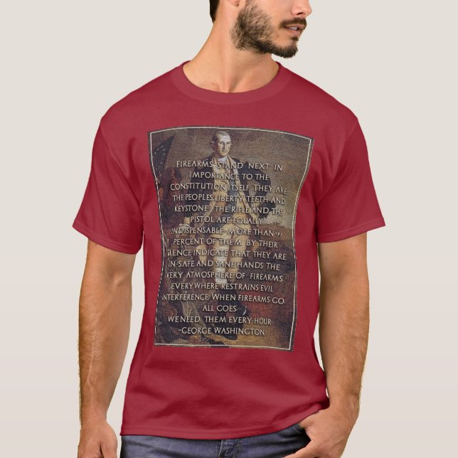 Camiseta George Washington: Los dientes de la libertad de (Anverso)