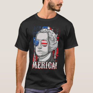Camiseta George Washington Merica 4 De Julio Estadounidense