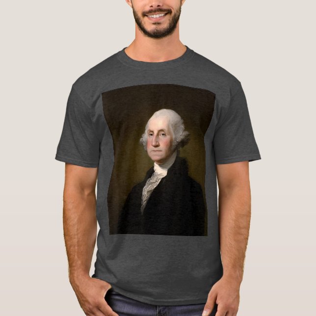Camiseta George Washington Primer Presidente de los Estados (Anverso)