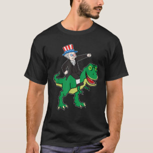 Camiseta George Washington T Rex Funny 4 De Julio Estadouni