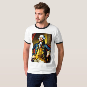 Camiseta George washington vestido de oficina