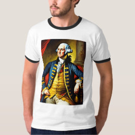 Camiseta George washington vestido de oficina