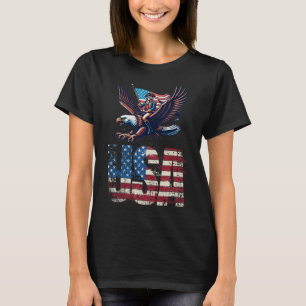Camiseta George Washington Viajando En Un Águila Calva 4 De